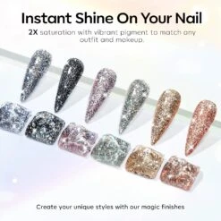 Sparkling Brilliance - 6 Colors Gel Nail Polish Set -Mary Jully Nail Shop 46190991704364 4 9788eacf 4981 4bb7 a30f 0b8bdc9deb6c