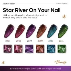 Mesmerizing Chameleon - 6 Colors Gel Nail Polish Kit -Mary Jully Nail Shop 46191041380652 5