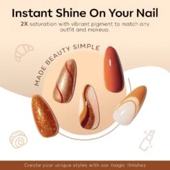 Cinnamon Roll - 6 Colors Gel Nail Polish Set -Mary Jully Nail Shop 46503775961388 3