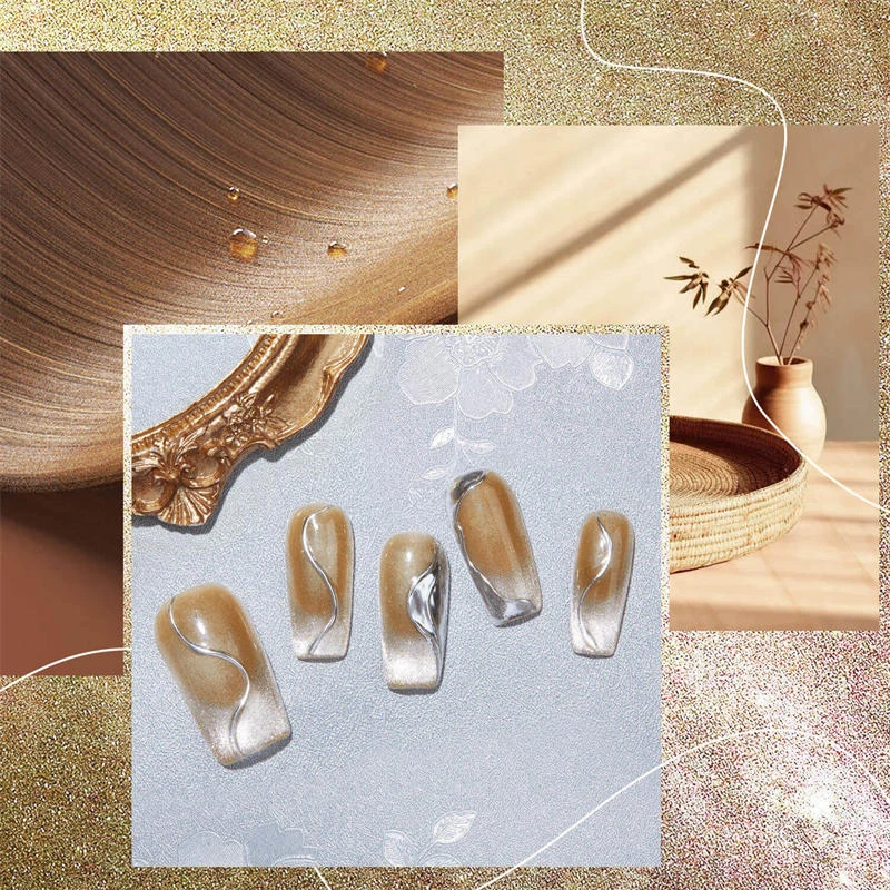 Totally Neutral - Cat Eye Poly Nail Gel (15g) 5 Totally Neutral - Cat Eye Poly Nail Gel (15g) - Image 3