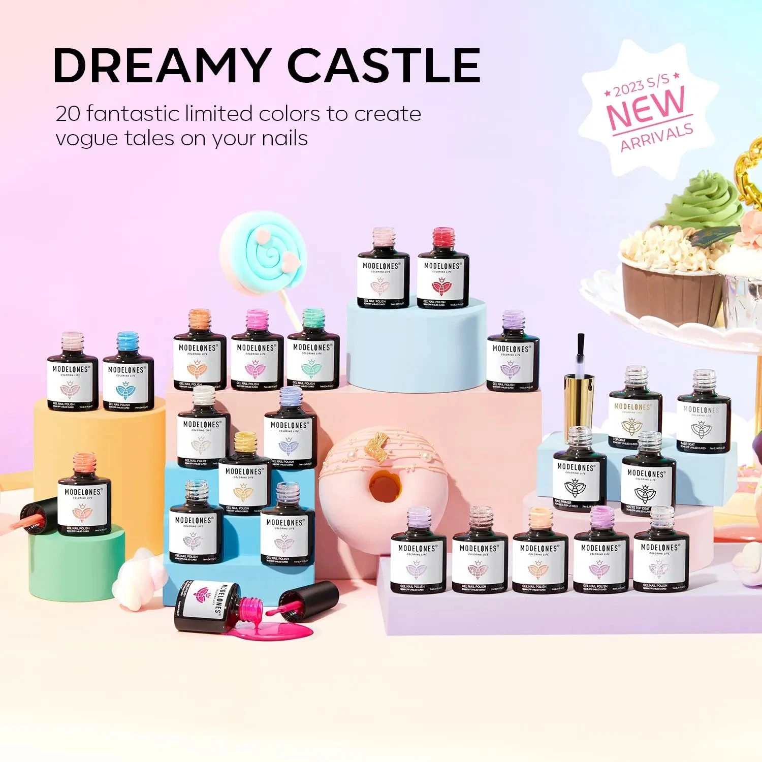 Dreamy Castle - 24Pcs 20Colors Gel Nail Polish Kit 【US ONLY】 6 Dreamy Castle - 24Pcs 20Colors Gel Nail Polish Kit 【US ONLY】 - Image 4
