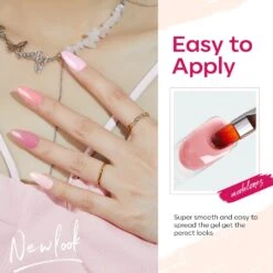 Tender Pink - 14Pcs 6 Colors Poly Nail Gel Kit -Mary Jully Nail Shop 4 3612bc87 6be0 4b70 86d8 37c2d7a6954f