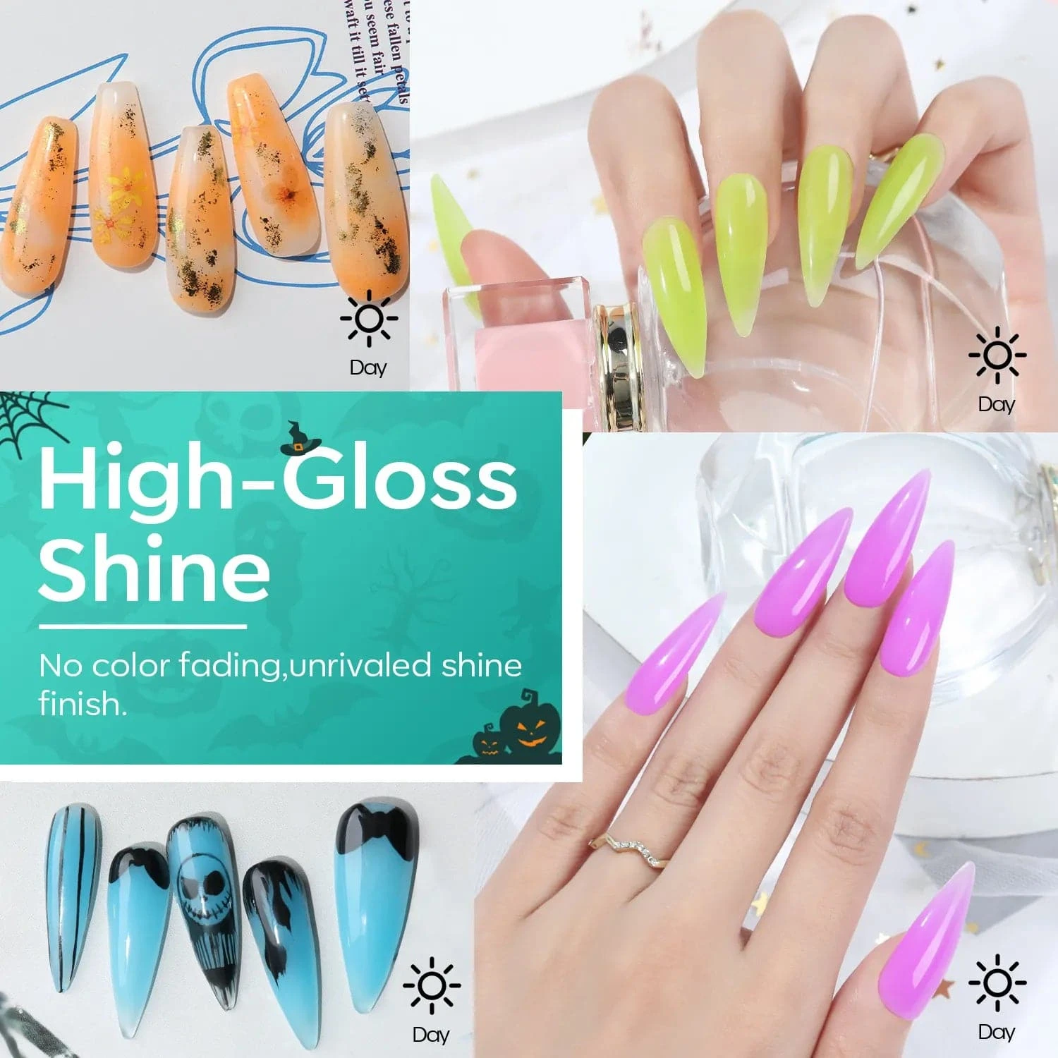 Enchanted Night - 4 Colors Poly Nail Gel Kit 6 Enchanted Night - 4 Colors Poly Nail Gel Kit - Image 4