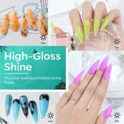 Pumpkin Knight & Luminous Forest - 4 Colors Poly Nail Gel Kit -Mary Jully Nail Shop 4 926582f2 1e3f 447d 9b59 8b3bb8e6ccb0