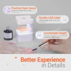 8W Mini Finger LED/UV Nail Meow Lamp【US/AU/CA/EU ONLY】 -Mary Jully Nail Shop 4 a56399f1 2764 4d1f a206 24b7cc555b92