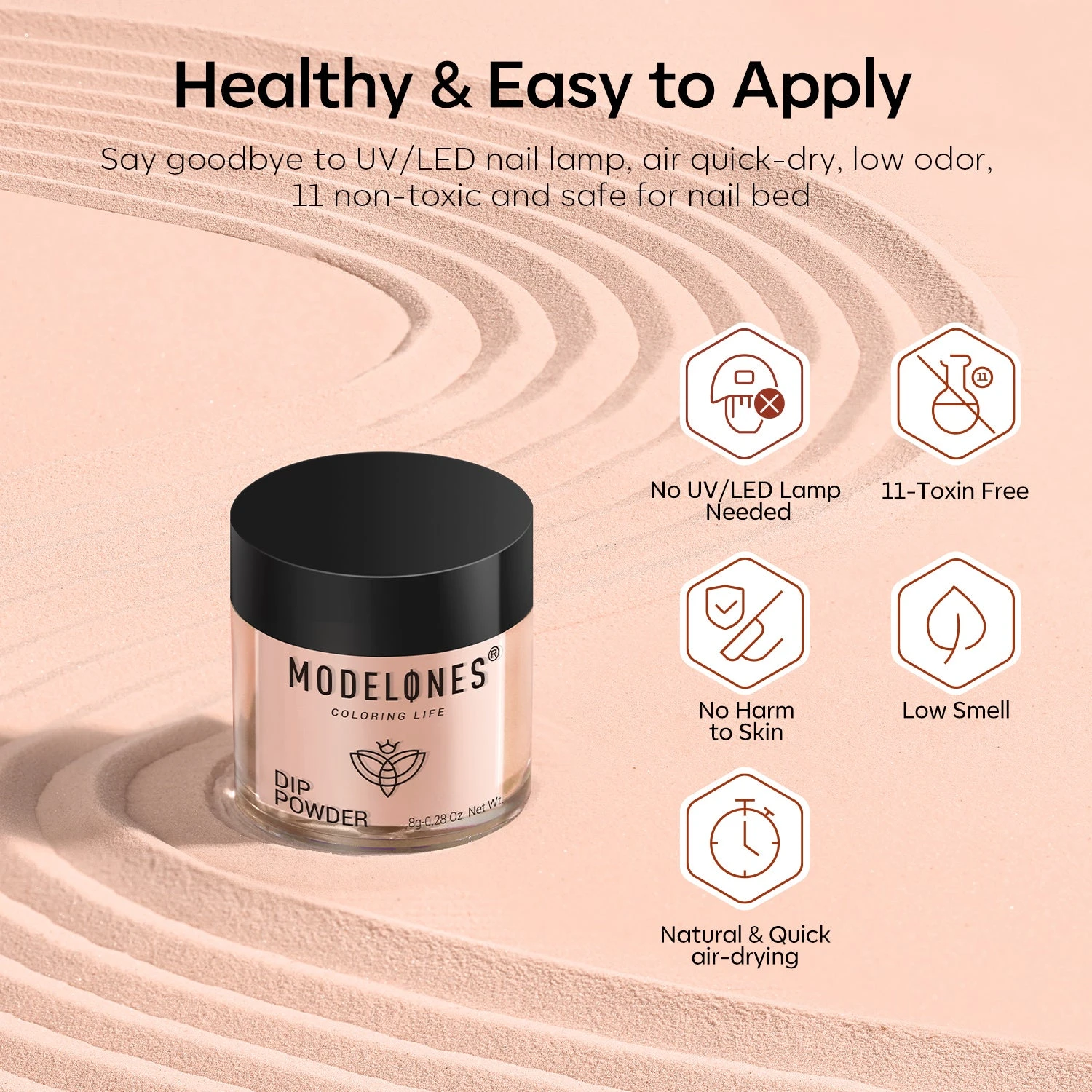 Making Waves - 32Pcs 20Colors Dipping Powder All-In-One Kit【US ONLY】 7 Making Waves - 32Pcs 20Colors Dipping Powder All-In-One Kit【US ONLY】 - Image 5