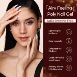 Midnight Champagne - 6 Colors Poly Nail Gel Kit【US ONLY】 -Mary Jully Nail Shop 4 b6ef44c1 a23e 4516 952f 21786331f0cc