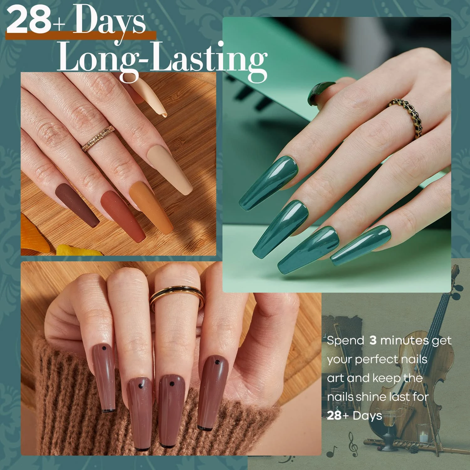 Rococo - 6Pcs Inspire Gel Set 7ml【US ONLY】 6 Rococo - 6Pcs Inspire Gel Set 7ml【US ONLY】 - Image 4