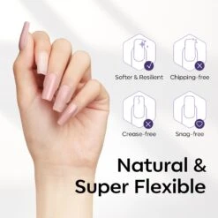 200Pcs Semi-Frosted Short Square Full Cover Nail Tips -Mary Jully Nail Shop 4 c7da4041 5889 4904 ae7a d0bdca12c2c2