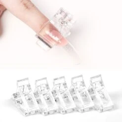 5 Pcs Nail Tips Clip For Quick Building Poly Gel