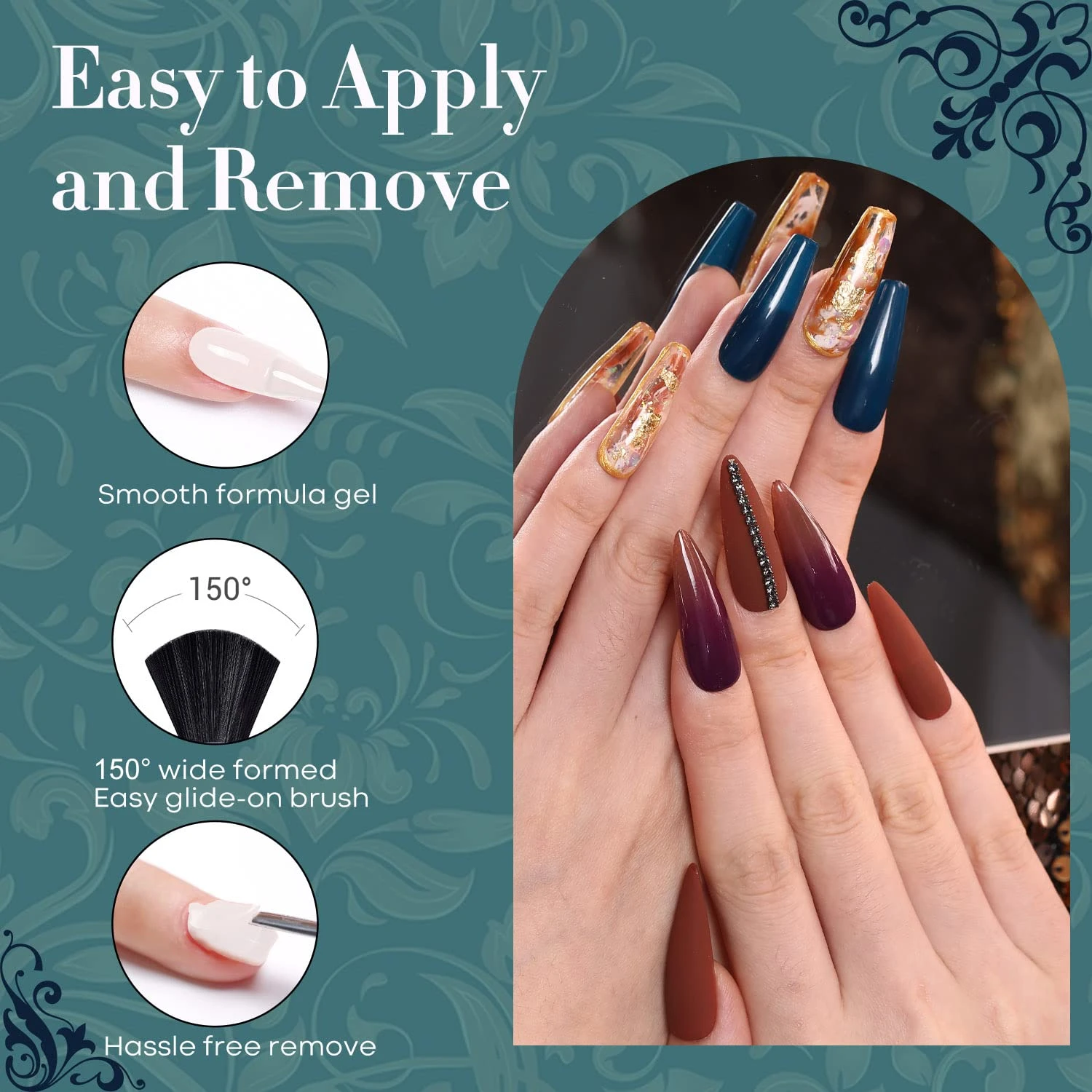 Rococo - 6Pcs Inspire Gel Set 7ml【US ONLY】 7 Rococo - 6Pcs Inspire Gel Set 7ml【US ONLY】 - Image 5