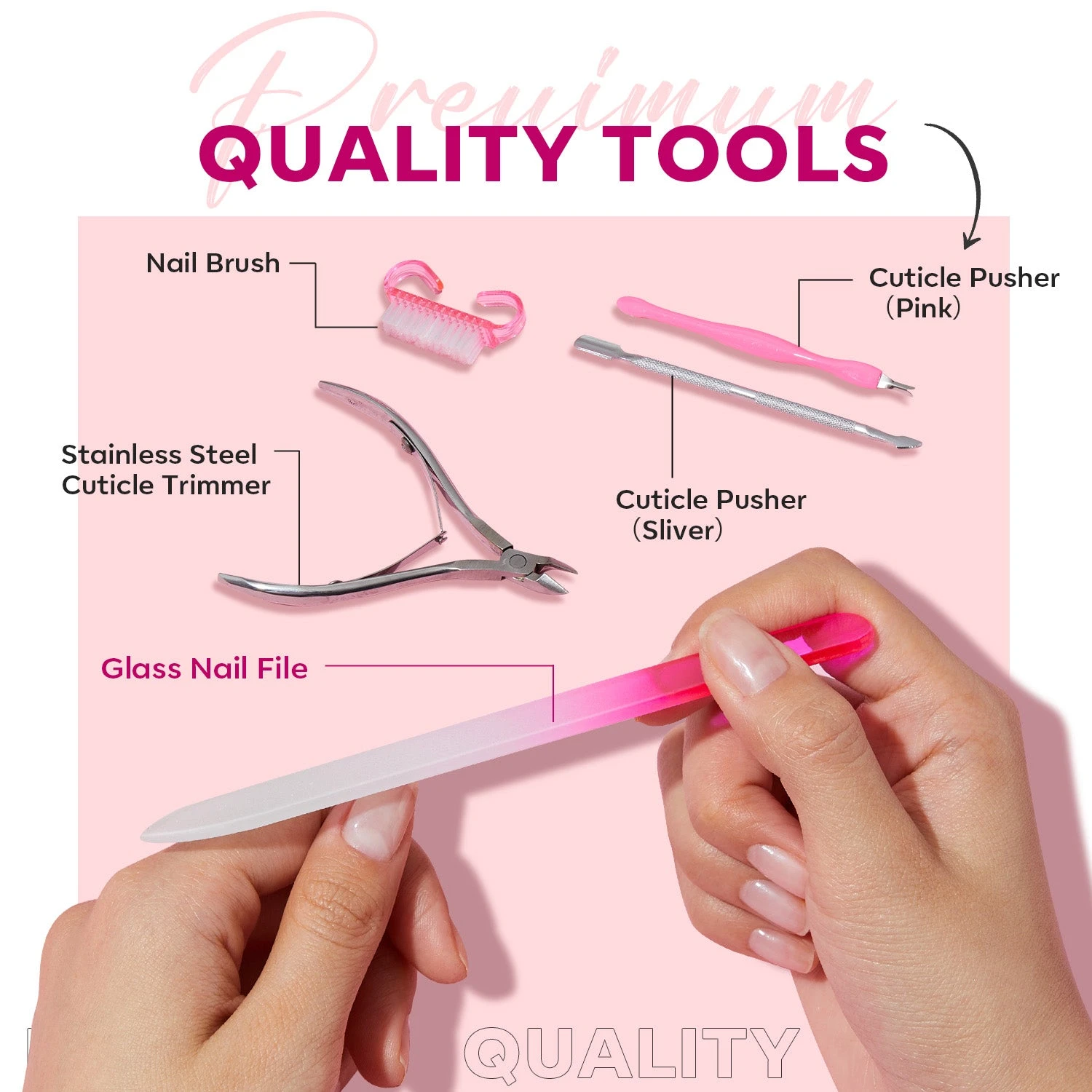 Modelones 8Pcs All-in-one Nail Care Kit【US ONLY】 10 Modelones 8Pcs All-in-one Nail Care Kit【US ONLY】 - Image 8