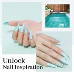 Falling In Love & Azury - 2Pcs Gel Nail Polish Set 15ml 23 Falling In Love & Azury - 2Pcs Gel Nail Polish Set 15ml -Mary Jully Nail Shop 5 7d75b665 0fb5 4255 830a 3f8a58a39120