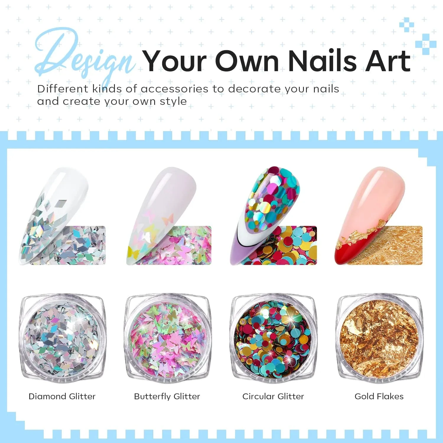 Pastel Paradise -24Pcs 10 Colors Poly Nail Gel Kit 【US ONLY】 7 Pastel Paradise -24Pcs 10 Colors Poly Nail Gel Kit 【US ONLY】 - Image 5