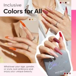 Color Confidence - 4Pcs 9 Shades Solid Cream Gel Polish Color Cube Kit -Mary Jully Nail Shop 5 bcf1d7b4 b925 485e 990e f8d87688a8a2