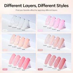 Jelly Chic - 6 Shades Gel Nail Polish Set【US/CA ONLY】 -Mary Jully Nail Shop 5 c18c676b 1b91 487f bcb4 6477723e8c0a
