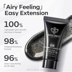 Midnight Elf - 2 Colors Poly Nail Gel Starter Kit -Mary Jully Nail Shop 5 d86a85c4 25a7 4b77 b73d 84a5282fcf41