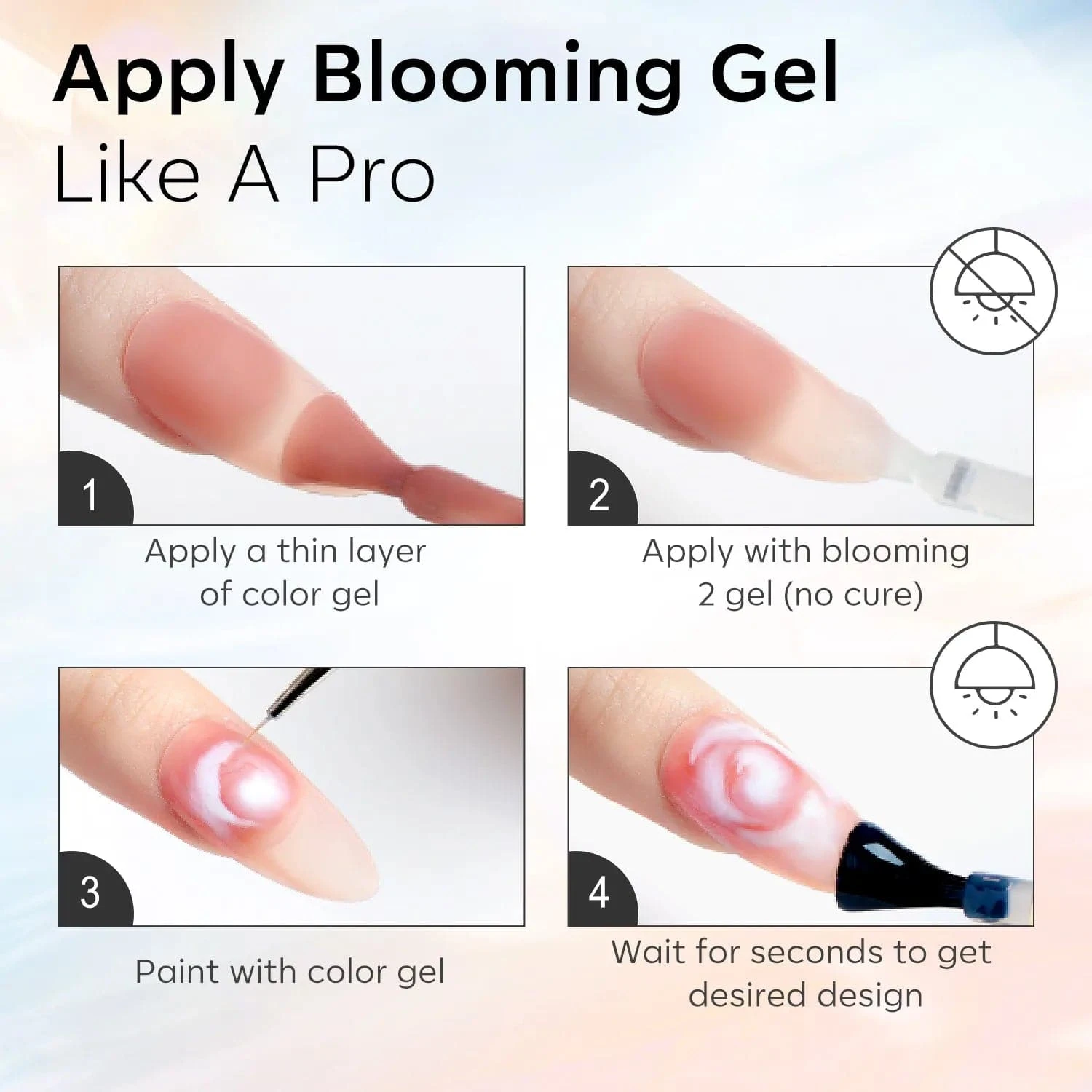 Unleash Magic - Single Blooming Gel Nail Polish 15ml 9 Unleash Magic - Single Blooming Gel Nail Polish 15ml - Image 7