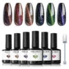 Celestial Shimmer - 6 Shades Cat Eye Gel Nail Polish Set