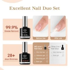 4-In-1 Multi-Functional Nail Glue Gel Nail Extension Enhancement Set -Mary Jully Nail Shop 6 3bc3f1b6 e10d 48a5 827f 9f994914e737