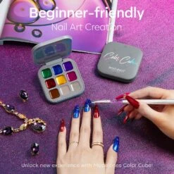 Rich Girl Retro - 4 Pcs 9 Shades Solid Cream Gel Polish Color Cube Kit 21 Rich Girl Retro - 4 Pcs 9 Shades Solid Cream Gel Polish Color Cube Kit -Mary Jully Nail Shop 6 fcd75c5d 25b8 448d 8456 71085d270f18