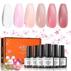 Jelly Chic - 6 Shades Gel Nail Polish Set【US/CA ONLY】
