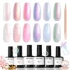 Mermaid's Shell - 6 Shades Gel Nail Polish Set -Mary Jully Nail Shop 71G2yz65IxL. SL1500