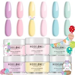 Pearly Mint - 6Pcs Acrylic Powder Set (0.35 Oz)【US ONLY】