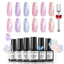 Holo Rainbow - 6 Shades Gel Nail Polish Set【US/CA/AU ONLY】