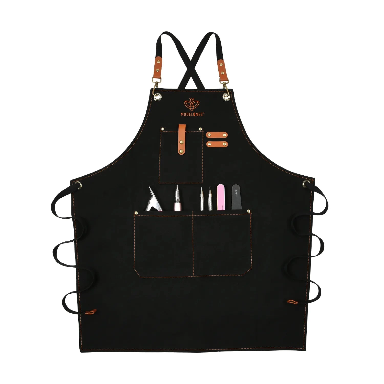 Cotton Canvas Adjustable Aprons With Large Pockets 3 Cotton Canvas Adjustable Aprons With Large Pockets