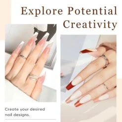 500Pcs Semi-Frosted Coffin Full Cover Nail Tips -Mary Jully Nail Shop 7 1