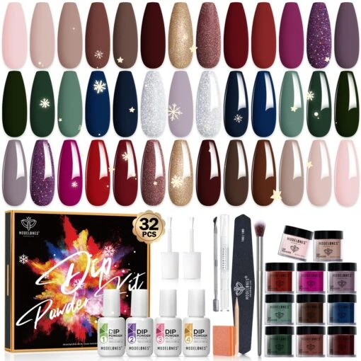 Making Waves - 32Pcs 20Colors Dipping Powder All-In-One Kit【US ONLY】 -Mary Jully Nail Shop 81xS9vGwFmL. SL1500