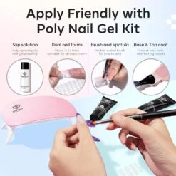 Sweet Tooth - 6 Colors Poly Nail Gel Kit【US ONLY】 -Mary Jully Nail Shop 8 4eb56bd9 a18d 4e10 af45 22db9d1b5225