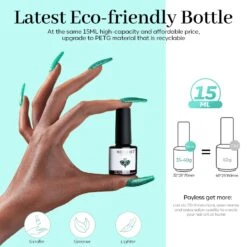 Verde Nice To Meet You - Modelones Gel Nail Polish Inspire Gel 15ml -Mary Jully Nail Shop 8 637999fe e3f1 4eef 935c d168fc77955d