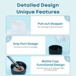 Slip Solution 120ml Dual Head Brush Set For Poly Nail Extension Gel -Mary Jully Nail Shop 8 68a2b8cf ed99 4889 bf84 efcf87fa3b0b