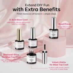 Me In Pink - 24Pcs 20Colors Gel Nail Polish Kit【US/UK ONLY】 20 Me In Pink - 24Pcs 20Colors Gel Nail Polish Kit【US/UK ONLY】 -Mary Jully Nail Shop 8 c46cd325 74ed 4559 a36f fd40530606ad