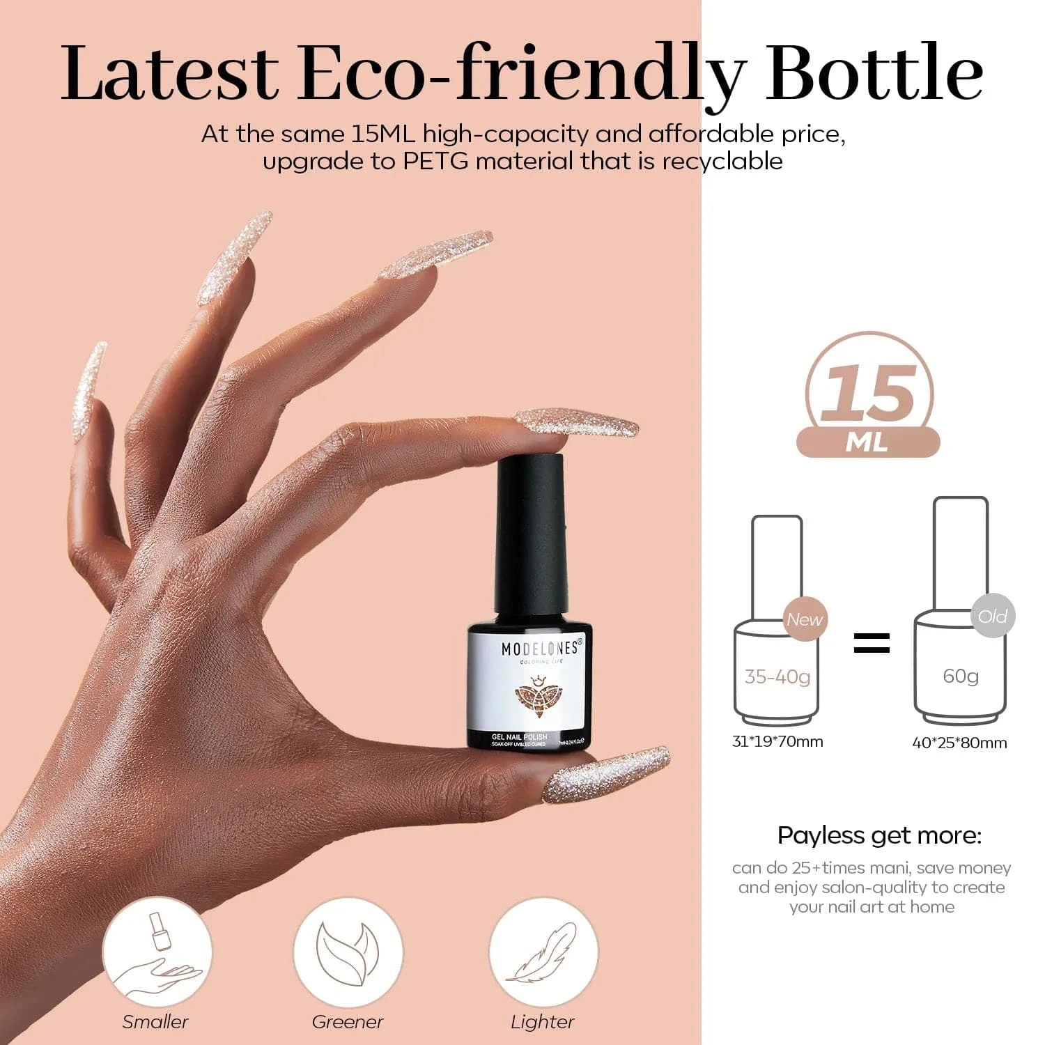 It's Time To Celebrate - Modelones Gel Nail Polish Inspire Gel 15ml 6 It's Time To Celebrate - Modelones Gel Nail Polish Inspire Gel 15ml - Image 4