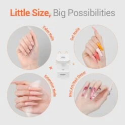 8W Mini Finger LED/UV Nail Meow Lamp【US/AU/CA/EU ONLY】 -Mary Jully Nail Shop 8w mini finger leduv nail meow lamp 921585