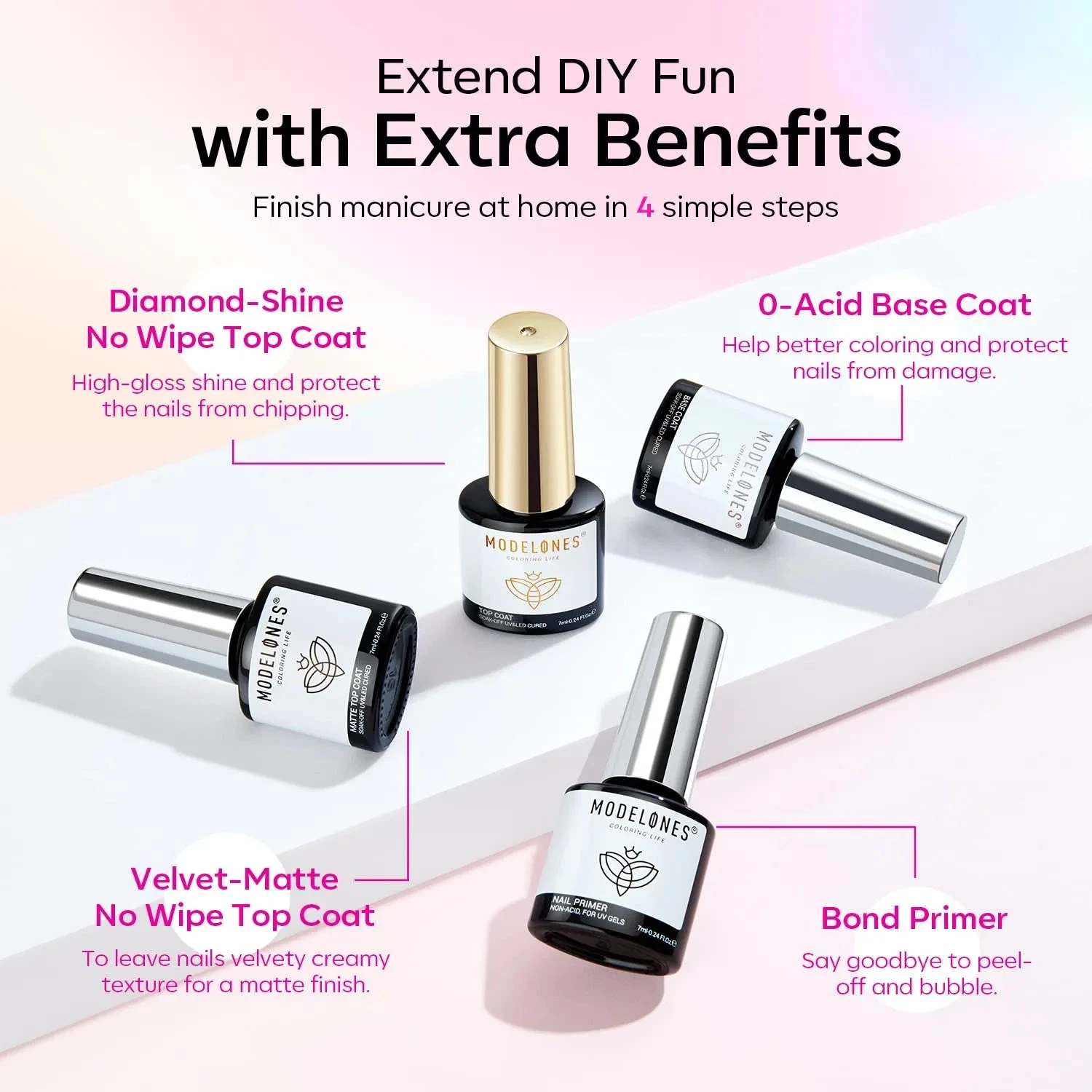 Dreamy Castle - 24Pcs 20Colors Gel Nail Polish Kit 【US ONLY】 11 Dreamy Castle - 24Pcs 20Colors Gel Nail Polish Kit 【US ONLY】 - Image 9