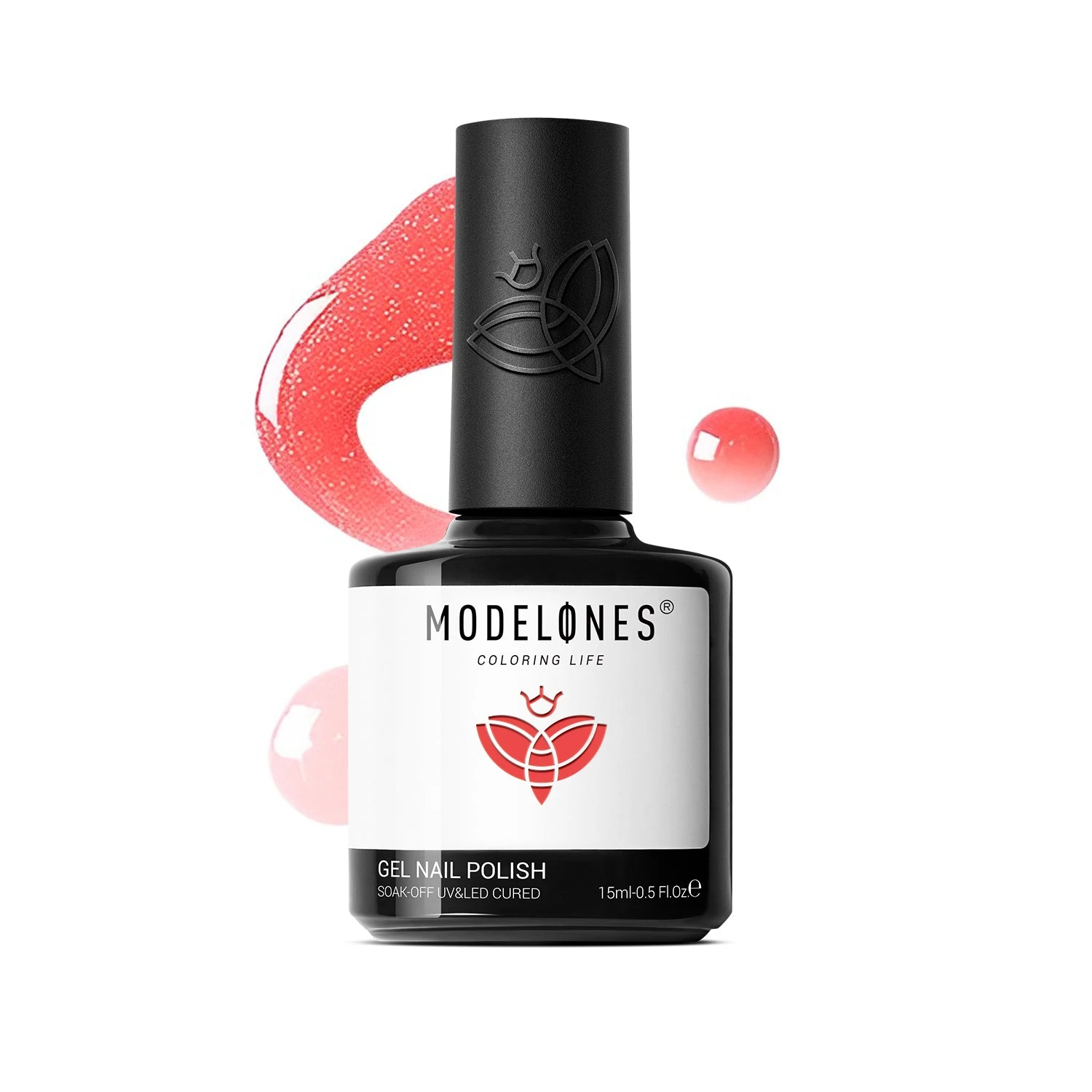 Orange Crush Blush - Modelones Gel Nail Polish Thermal Inspire Gel 15ml 3 Orange Crush Blush - Modelones Gel Nail Polish Thermal Inspire Gel 15ml