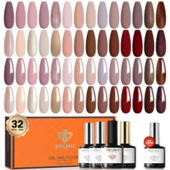 Autumn Gradient - 32Pcs 28 Colors Gel Nail Polish Kit 【US ONLY】