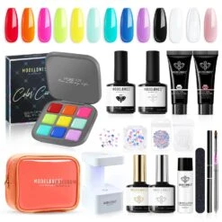 16Pcs Gel Nail Polish & Color Cube All-in-One Starter Kit 23 16Pcs Gel Nail Polish & Color Cube All-in-One Starter Kit -Mary Jully Nail Shop B101030052A