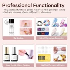 Fantasy Time - 20 Colors Poly Nail Gel Kit【US/CA ONLY】 -Mary Jully Nail Shop B101050044A07