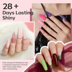 Fun Box - 133Pcs 32 Colors Poly Nail Gel Kit【US ONLY】 -Mary Jully Nail Shop B101050047A02