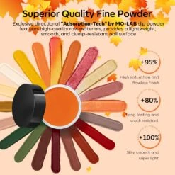 Forest Autumn Rhyme - 32 Pcs Dipping Powder Kit (0.28 Oz)【US ONLY】 -Mary Jully Nail Shop B102020208A 5