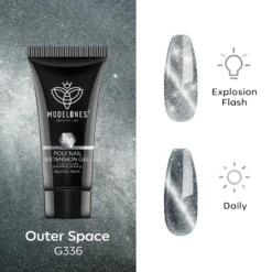 Outer Space - Cat Eye Poly Nail Gel (15g) -Mary Jully Nail Shop B201130498A