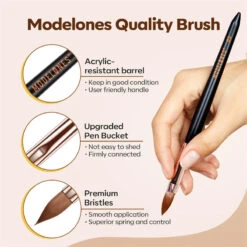 5Pcs Acrylic Powder Practice Tool Kit -Mary Jully Nail Shop Exercisemat09