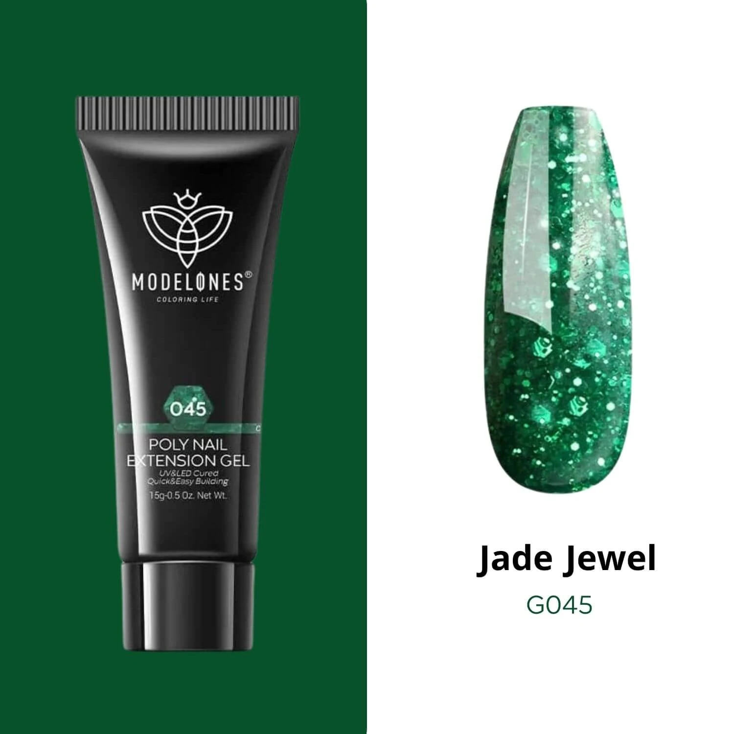 Jade Jewel - Poly Nail Gel (15g) 3 Jade Jewel - Poly Nail Gel (15g)