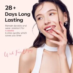 Nude Pink - 9Pcs 6 Colors Gel Nail Polish Kit -Mary Jully Nail Shop Modelones Gel polish set B101020412A 7