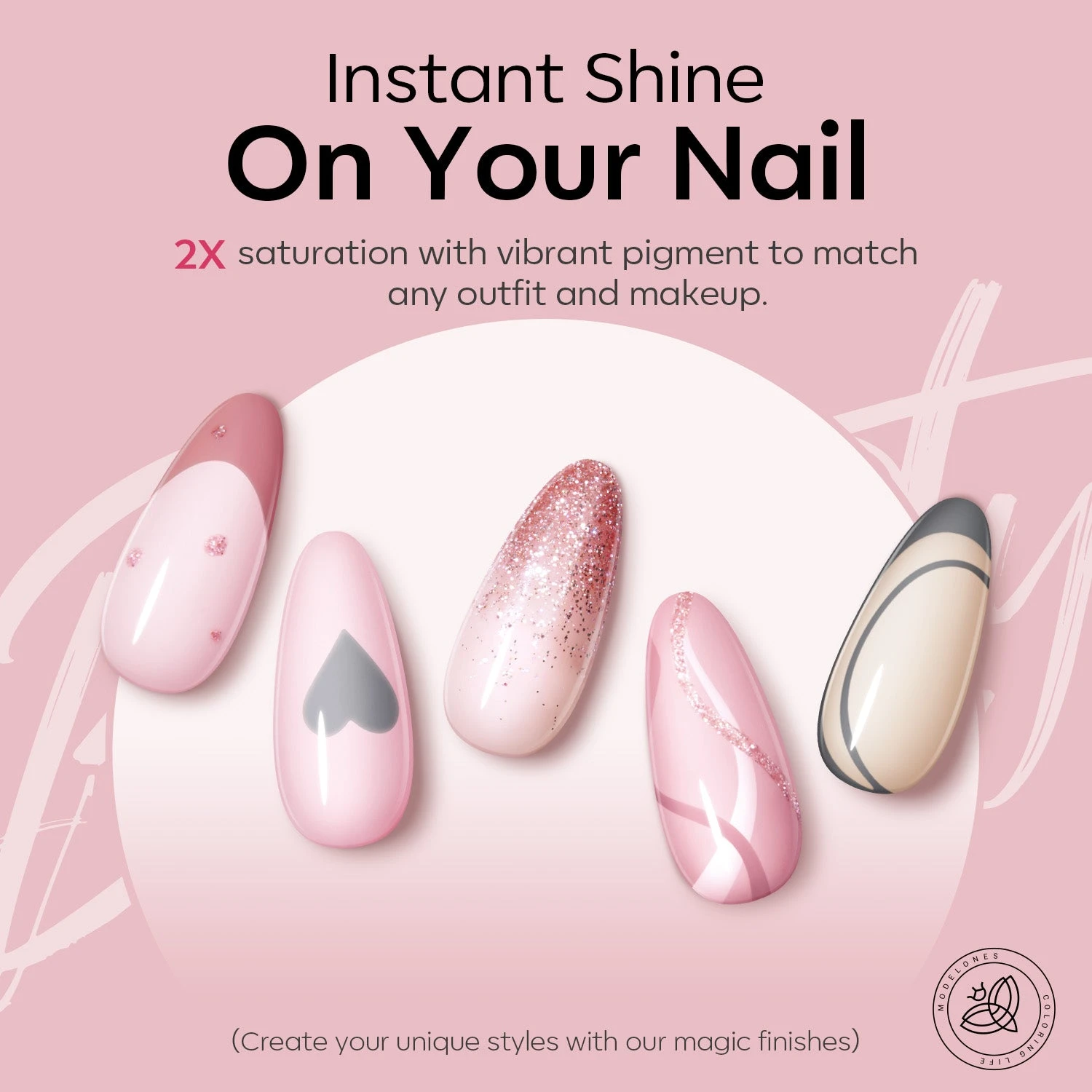 Hot Stuff - 9Pcs 6 Colors Gel Nail Polish Kit 5 Hot Stuff - 9Pcs 6 Colors Gel Nail Polish Kit - Image 3